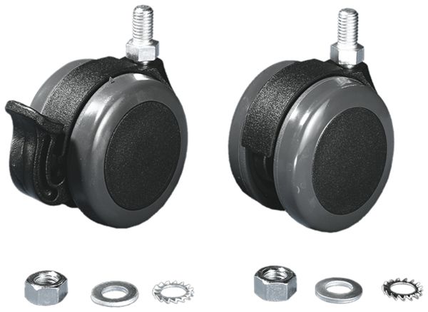 Rullo trasportatore Rittal CP 7495.000 125mm set per VX nero