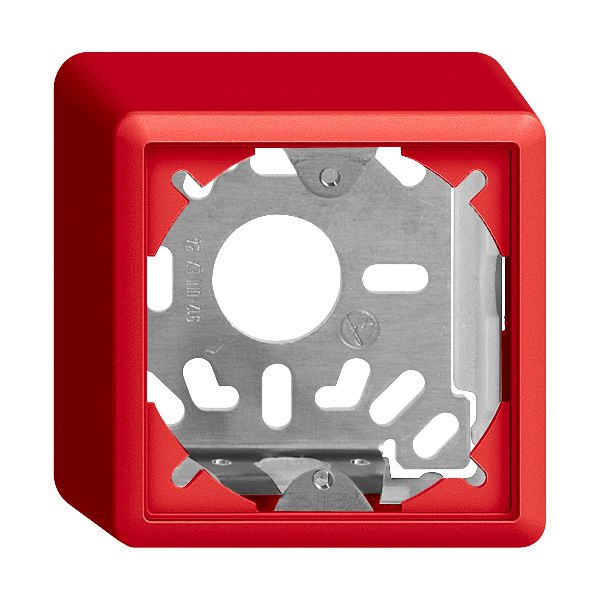 Cappa con piastra di base 54mm EDIZIOdue universale berry