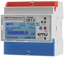 REG-Energiezähler EMU 3L 5A/1A 230/400VAC TCP/IP