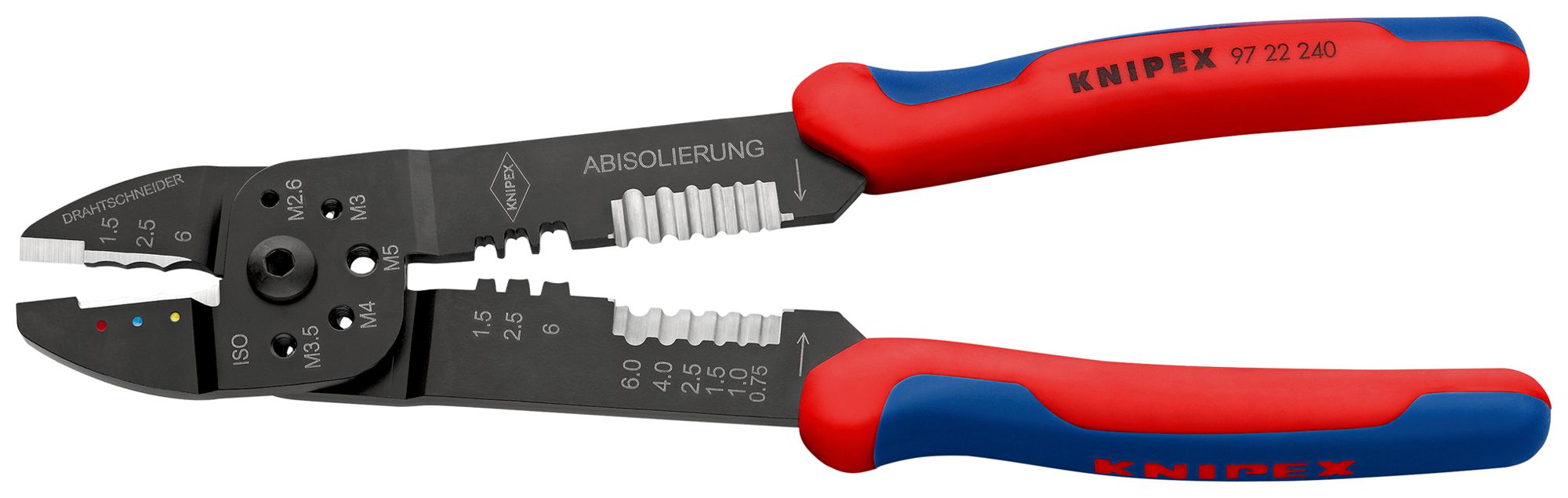 Pinza di serraggio KNIPEX per capocorda isolato 240mm