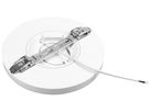 Downlight LED AP/INC CIRCLEunisize 22W, 2200lm, 3000K, Ø290×20mm, blanc