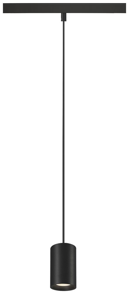 LED-Pendelleuchte SLV NUMINOS XS 48V AD 8.7W 710lm 940 DALI Ø50 schwarz/schwarz