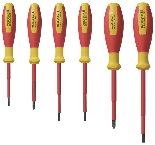 Schraubenzieher-Set WM SDI SET Schlitz 2.5/3/4/5.5 und PZ1/2 VDE