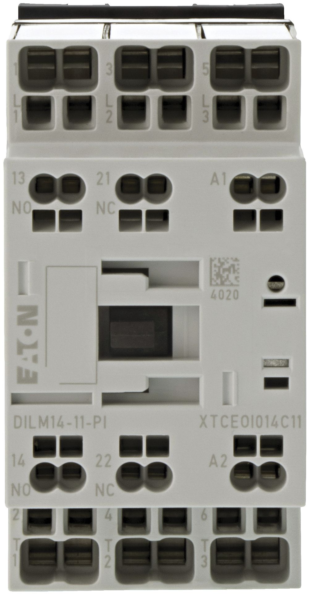 Contattore di potenza Eaton 3P 5.5kW, 1Ch, 1R, RDC 24: 24…27VDC, Push-in