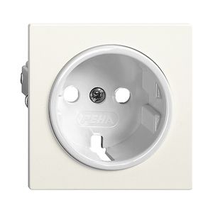 Placca frontale EDIZIOdue Schuko bianco