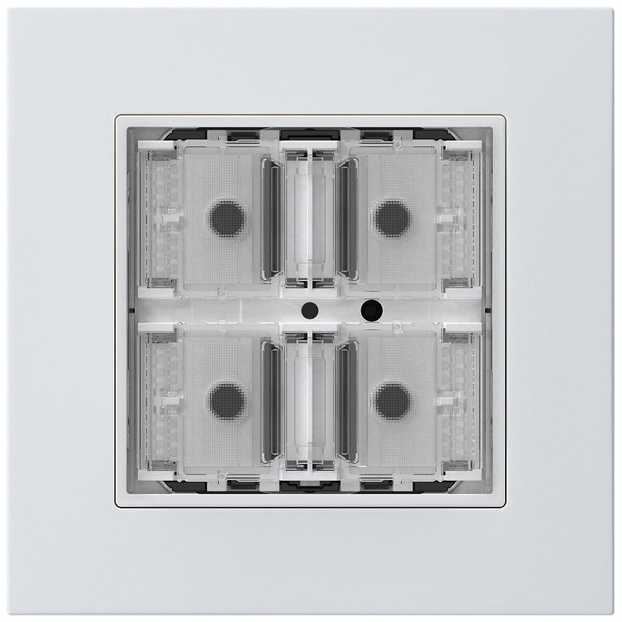 UP-Taster KNX KPR f.4×Tasten 4×Betätigungspunkte LED weiss