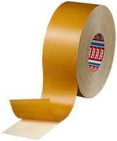 Klebeband doppelseitig Tesa Bandfix, glatt, Schutzpapier braun, 19mm×50m