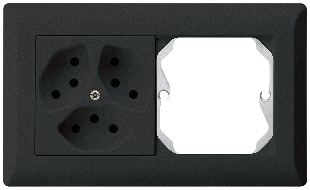 Combinaison ENC kallysto.line grd.I-I horizontale 3×type 13+vide noir