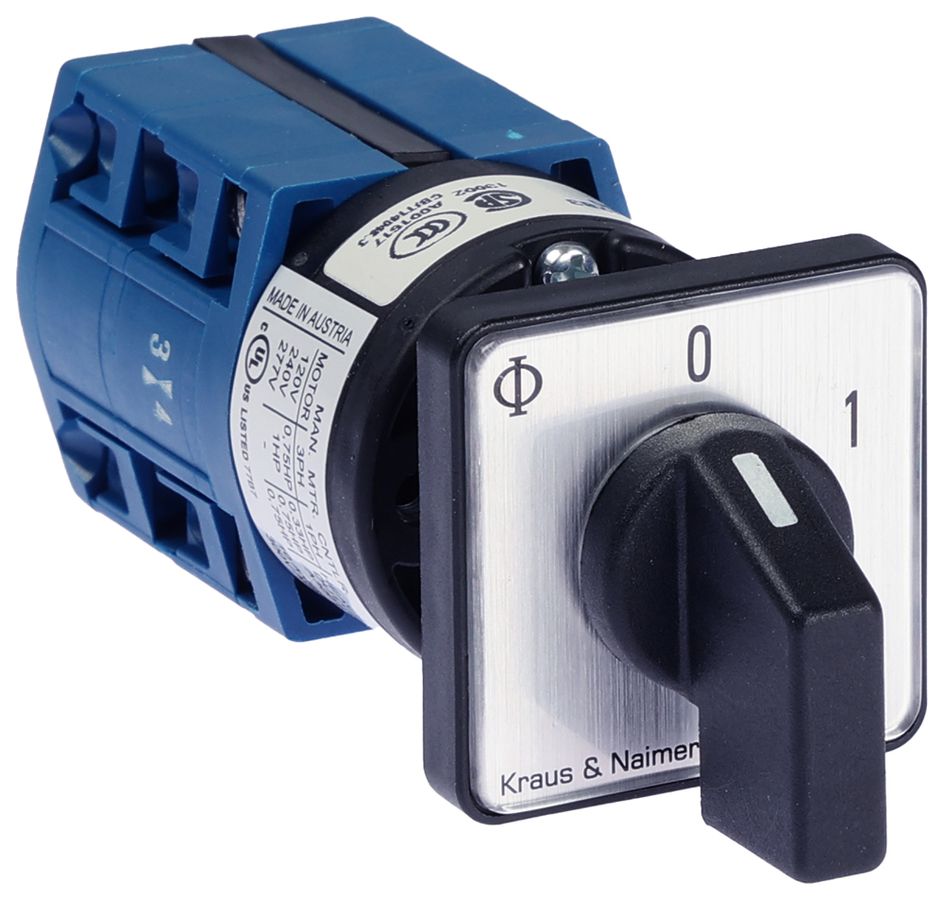 EB-Ausschalter K&N CG4.A202.E, 10A/400V 3L 30×30mm "0-1"