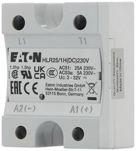 Halbleiterrelais Eaton HLR25/1H(DC)230V, 3…32VDC 25A/24…240VAC