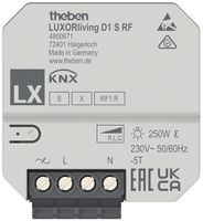 EB-Dimmaktor KNX Theben LUXORliving D1 S RF 1-Kanal