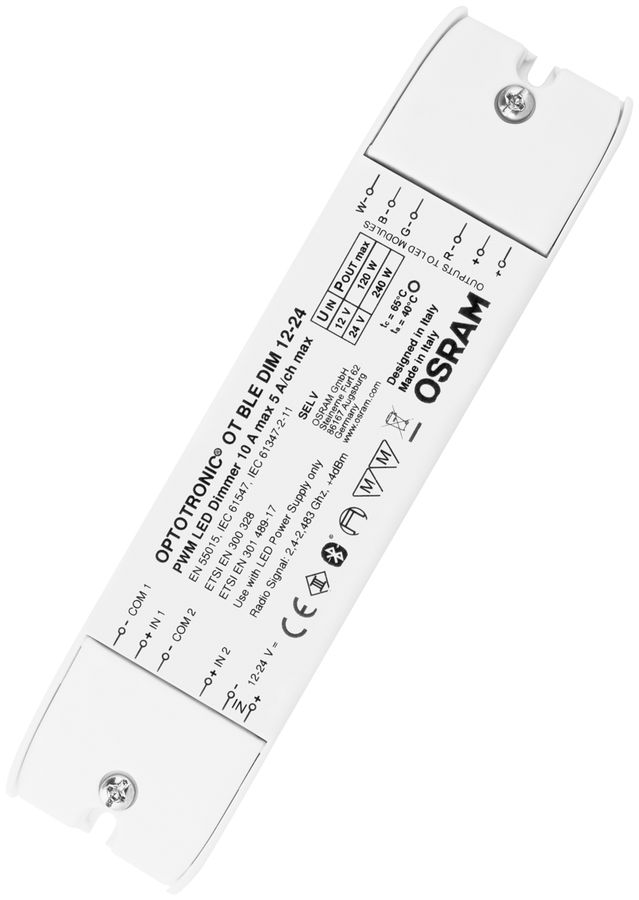 Convertitore LED Osram OT BLE DIM 12/24V 240W, 172×42×20mm