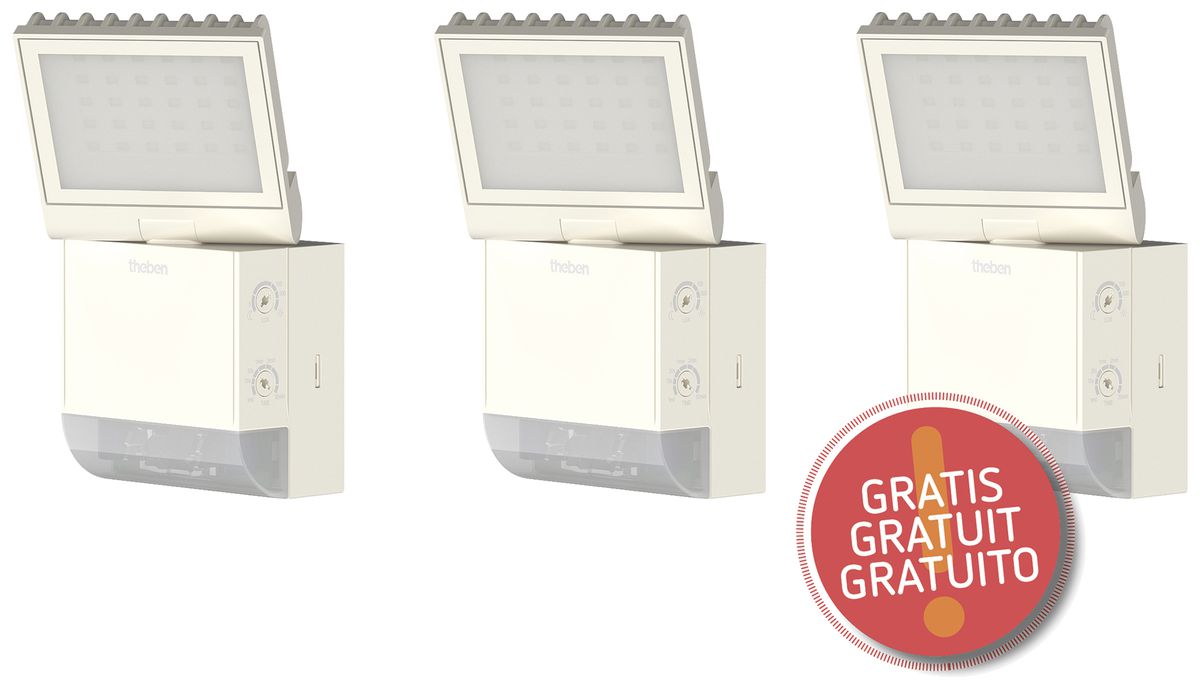 Kit promotionnel Theben 2×theLeda S8-100 WH + 1×gratuit