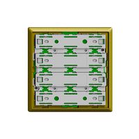 KNX-Funktionseinsatz RGB 1…8-fach EDIZIOdue olive mit LED, mit Temperaturfühler