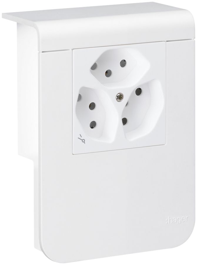 Scatola per apparecchi tehalit SL20115 3×T13 1×P, bianco traffico