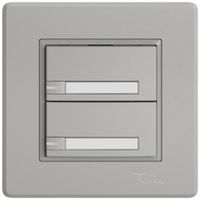 UP-Universaltaster EDIZIO.liv UNI SNAPFIX® 5…48V m.LED blau 2× 1-Tbed.Pap.hgu