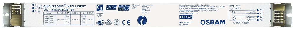 EVG Osram Quicktronic QTI T5 2×28/54/35/49W 176…276V