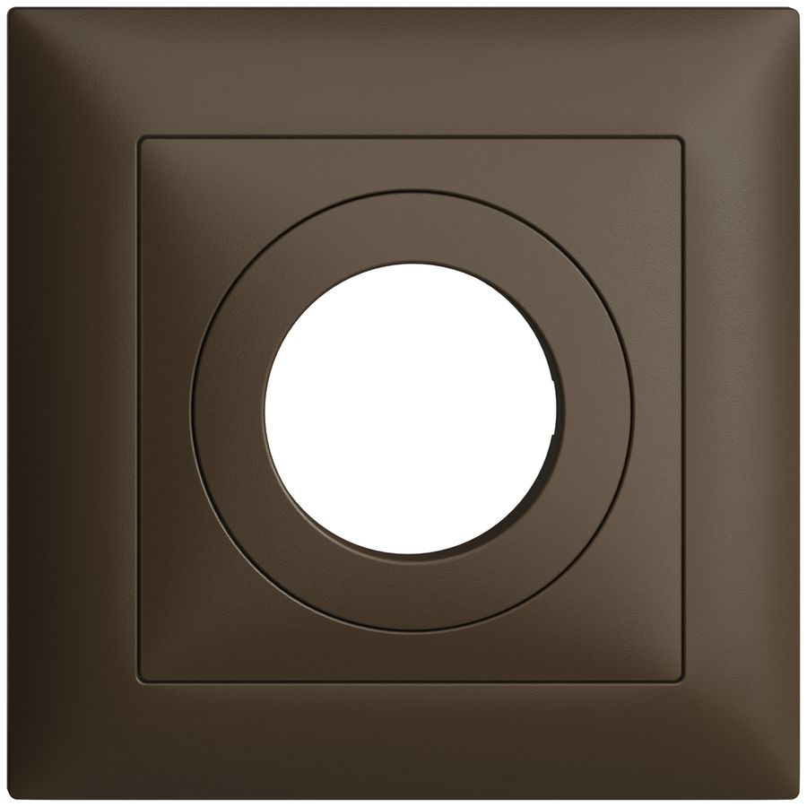 Kit frontal ENC EDIZIOdue coffee 88×88mm pour interrupteur à clé