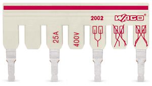 Schachtel-Brücke WAGO 1 auf 11 isoliert 25A lichtgrau