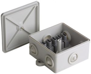 AP-Abzweigdose Woertz 5×1.5mm² 80×80mm weiss