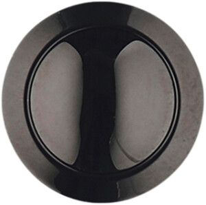 Ruftaster Hager elcom.modesta rund, Ø19mm, PVD anthrazit