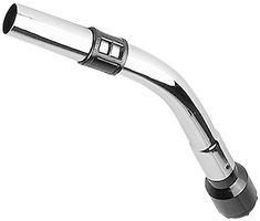 Raccord courbé chromé Ø32mm avec régulateur d'aspiration