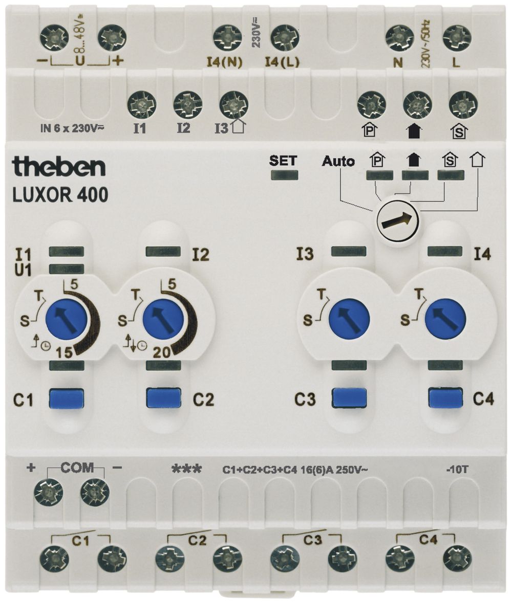 Module d'extension Theben LUXOR 400 4-canale