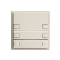 UP-Universaltaster 6×1T Schraubklemme EDIZIOdue crema, ohne LED