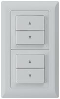 Combinaison ENC kallysto.line grd.I-I verticale 2×interr.stores gris clair