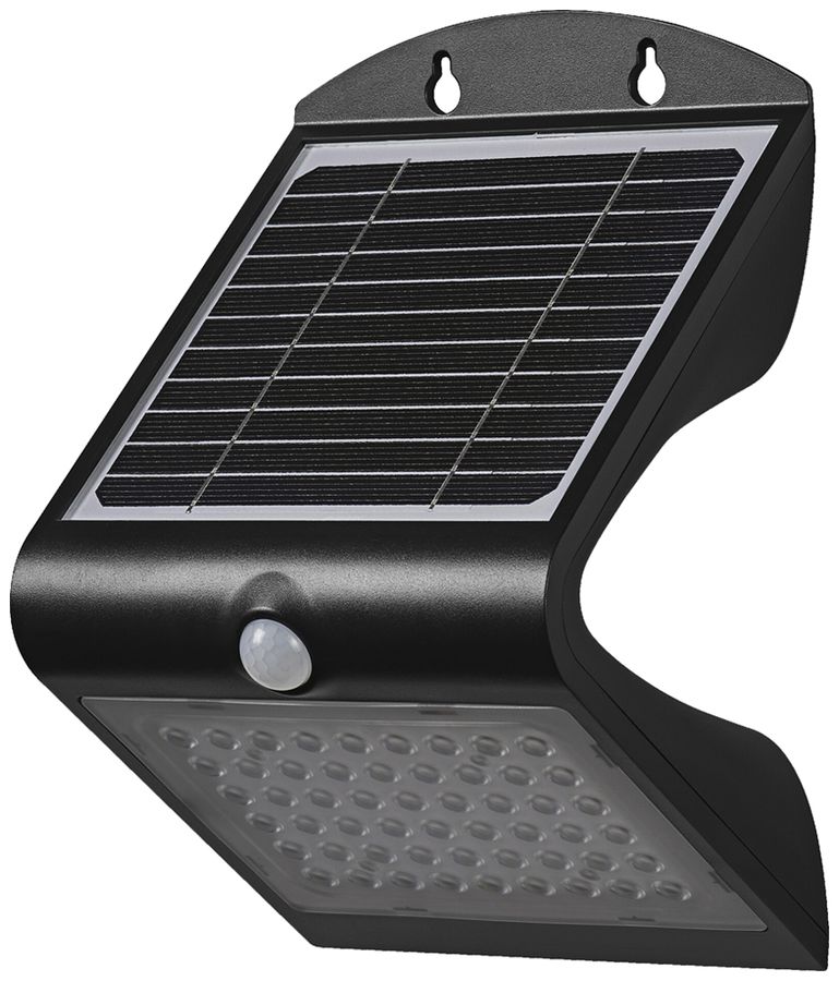 Proiettore LED LEDVANCE ENDURA Solar PIR SEN 4W 500lm 840 IP65 90° nero accu