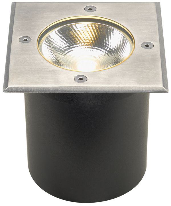EB-LED-Bodenleuchte SLV ROCCI 6W 580lm 3000K eckig IP67 Edelstahl