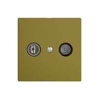 UP-TV-R-Dose EDIZIOdue 19dB olive Breitbanddose 5…2000MHz, F