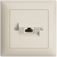 UP-Anschlussdose 1×RJ45/u 4P ITplus EDIZIOdue crema