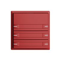 Pulsante KNX RGB EDUE, 250mW, c.LED RGB, c.carta, 6×pulsante, com.1×tasto, ber