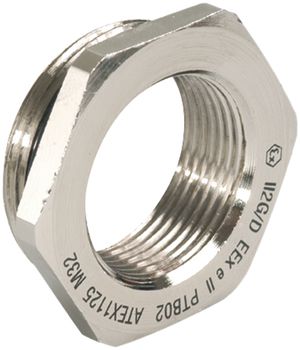 Réduction Ex AGRO 6 pans laiton Ø M32, intérieur M25 ATEX 0151