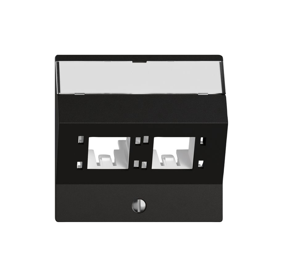 Montageset EDIZIO.liv SNAPFIX® für freenet Kat.6A Adapter 2× sz