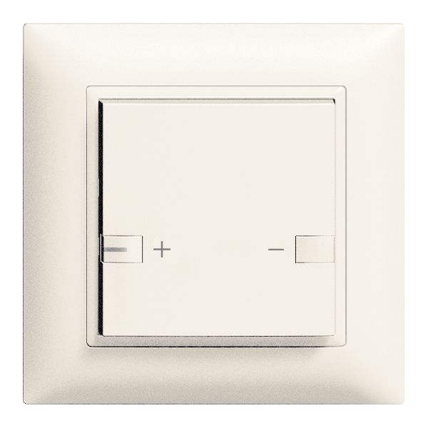 UP-Frontset Universaldimmer 1K/1 T ZEP mit LED weiss