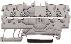 Borne de passage Ex WAGO 1mm² 4L gris