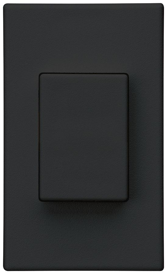 EB-Taster Hager FLF 10A/250V 0/1L schwarz