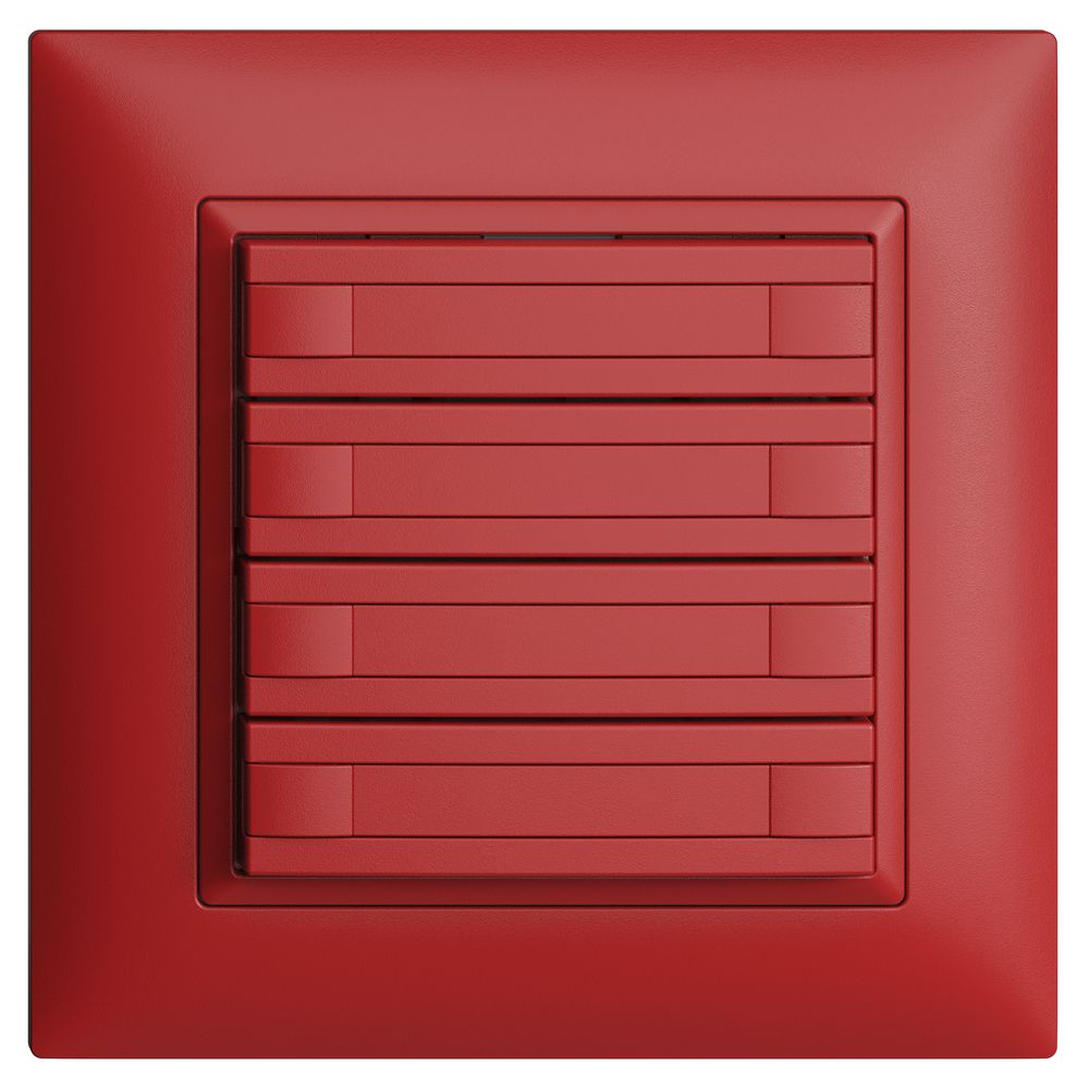 Poussoir KNX RGB ENC EDUE FMI, 250mW, s.LED, papier, 4×poussoir, C.2×T., ber