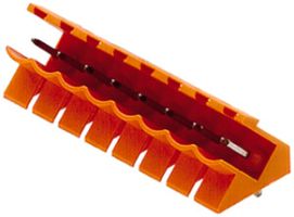 Connettore maschio Weidmüller SL aperto THT 5mm 2L 135° 3.2mm arancione