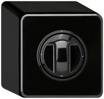 AP-Drehschalter basico 5/1L schwarz mit Drehgriff