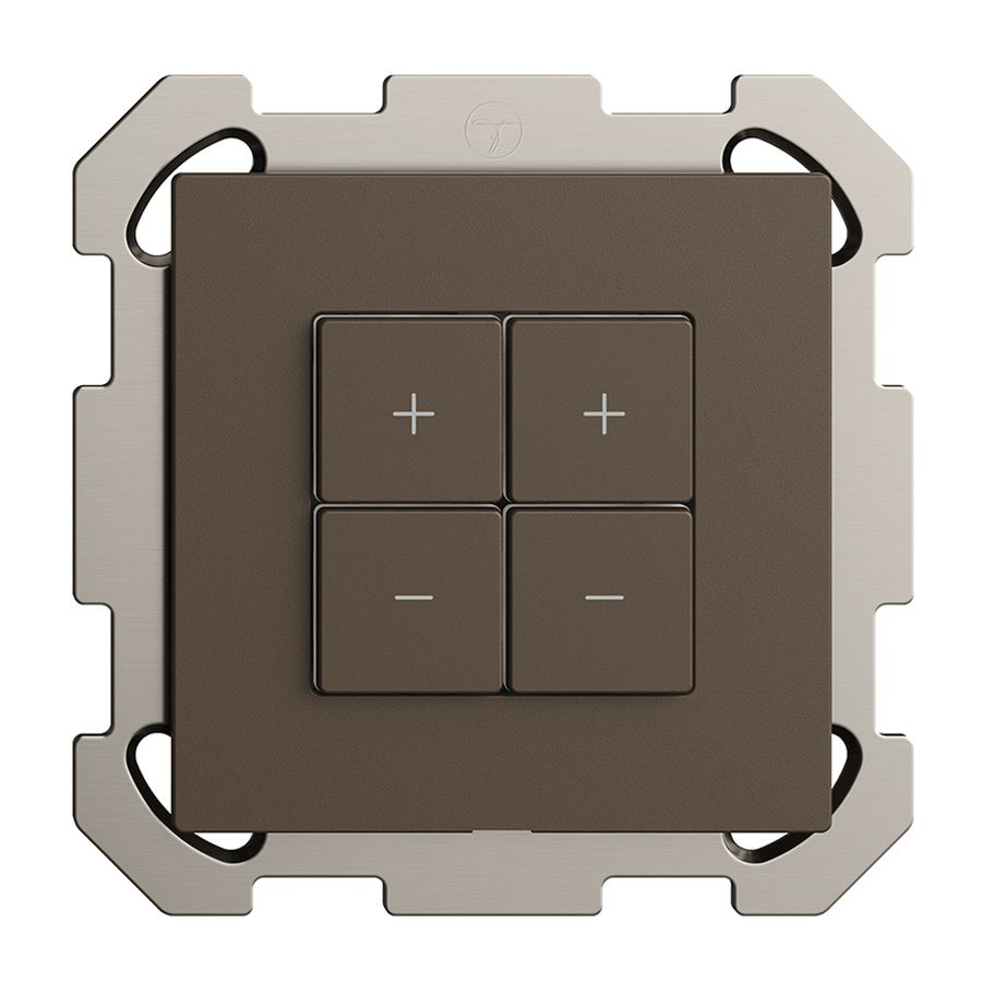 Stazione secondaria INC 2K/4T per dimmer Edue Wiser coffee