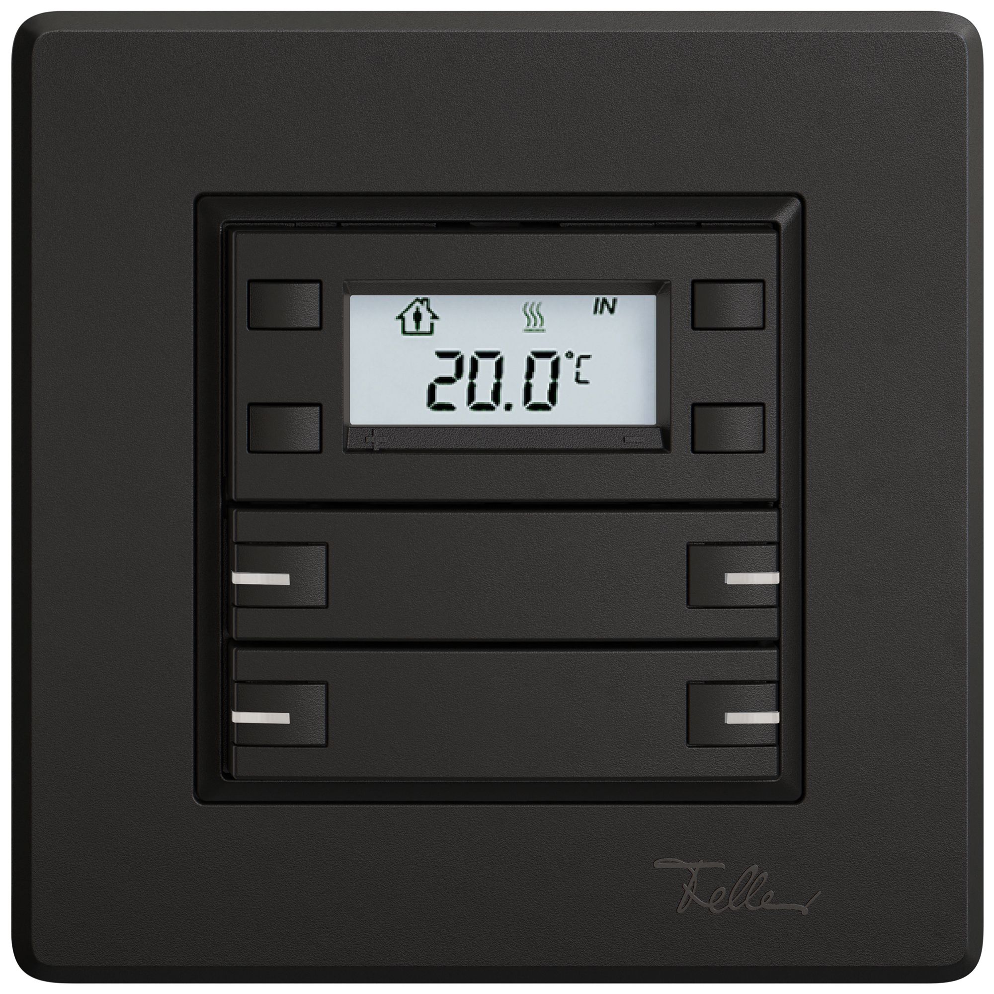 Poussoir RTH ENC EDIZIO.liv SNAPFIX® a.RGB-LED 4×touches comm.1T no