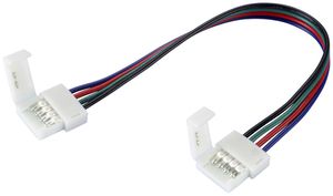Verbinder START FLEX RGB 4-pol, Kabel 200mm, IP20, 10Stk.