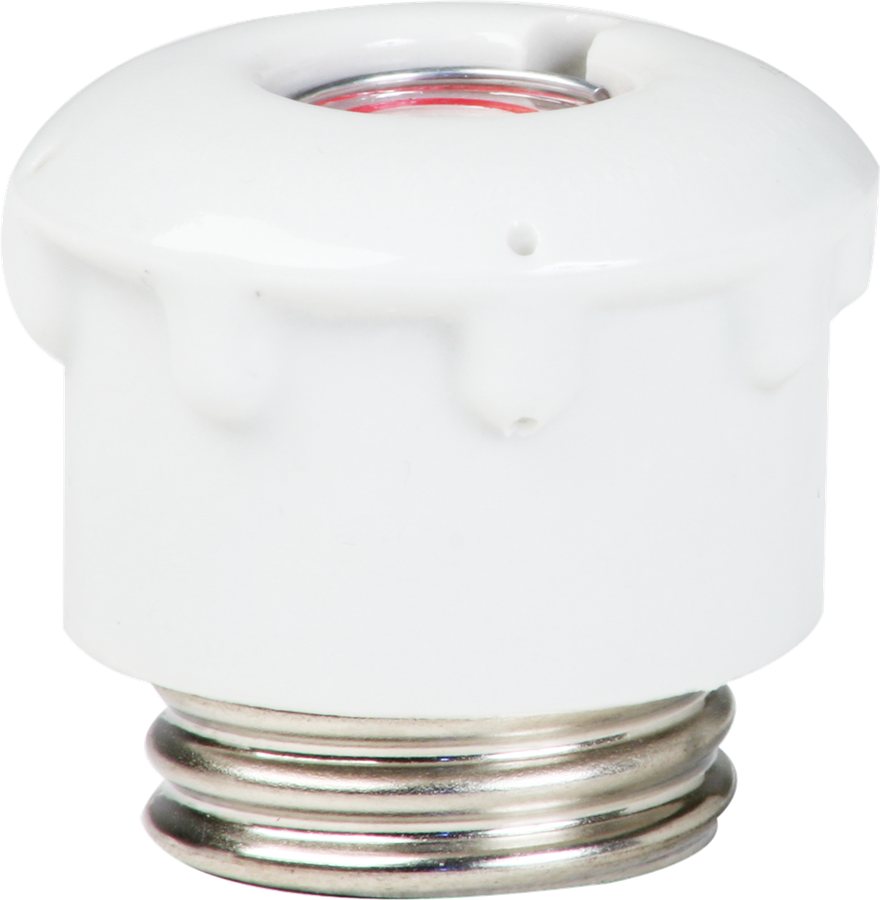 Sicherungskopf spezial KIII E33 weiss mit Prüfloch