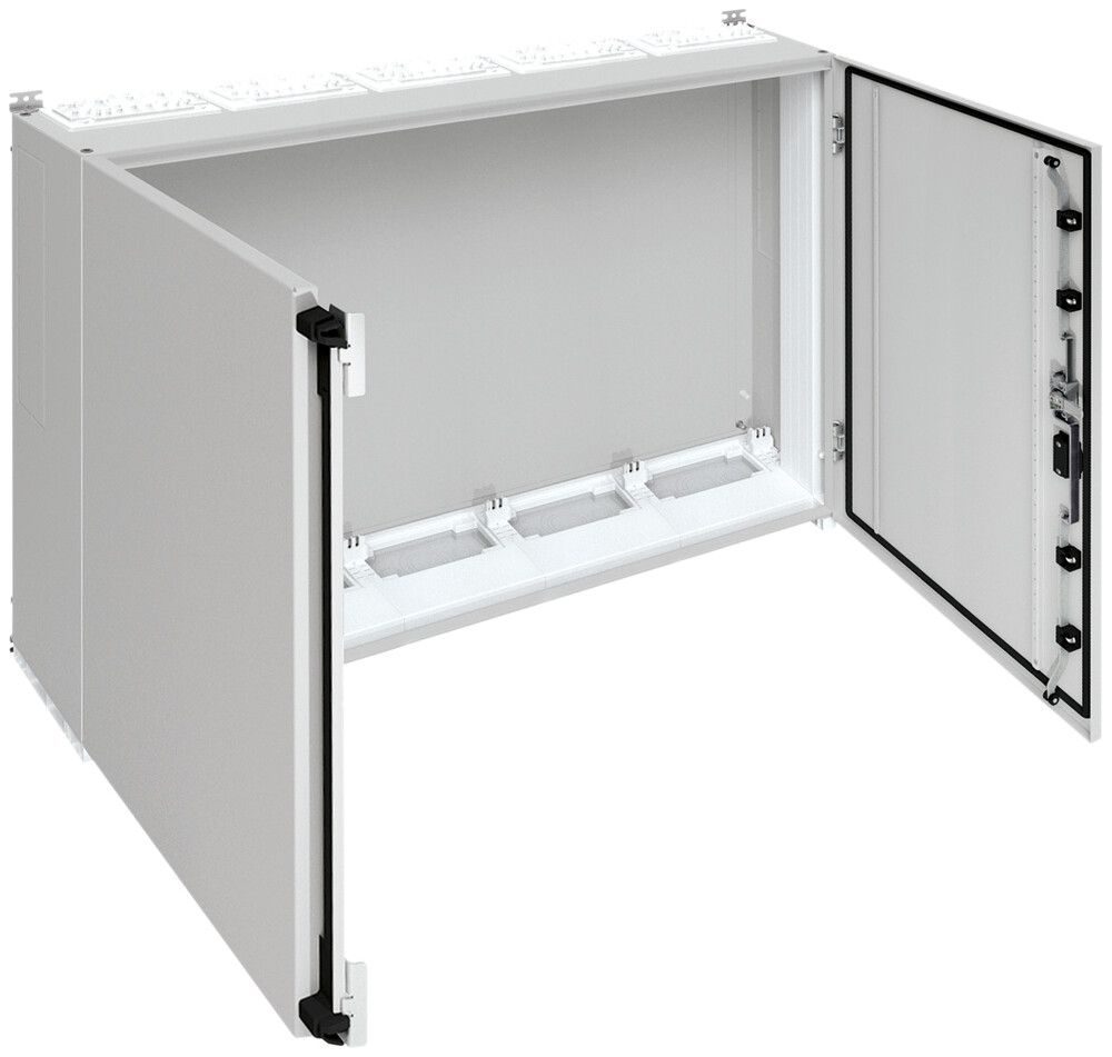 Armoire murale Hager univers porte pleine CP I IP55 950×1300×275mm RAL 7035