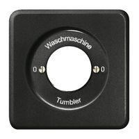 Kit front. 0-Waschmaschine-0-Tumbler per interr.a chiave nero