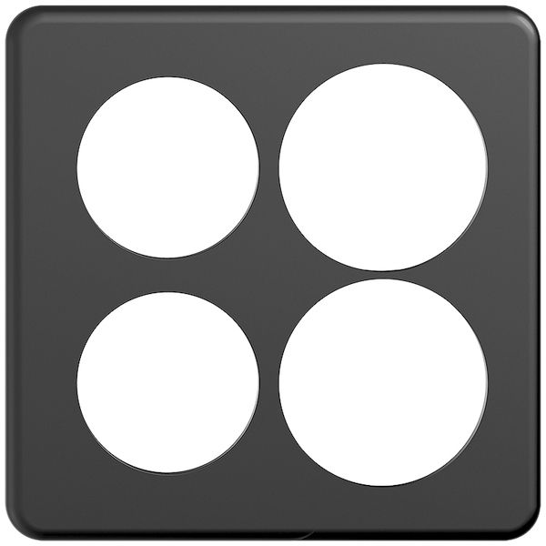 Placca di copertura STANDARDdue 2×2 2×Ø50, 2×Ø58