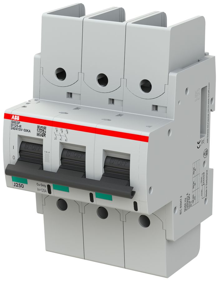 Leitungsschutzschalter ABB S803P-D125-R 3P 400V D-125A 50kA 5TE